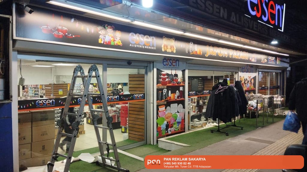 Pan Reklam • Sakarya reklam – Pan Reklam tabela ve kutu harf imalatı örnek uygulama görseli.