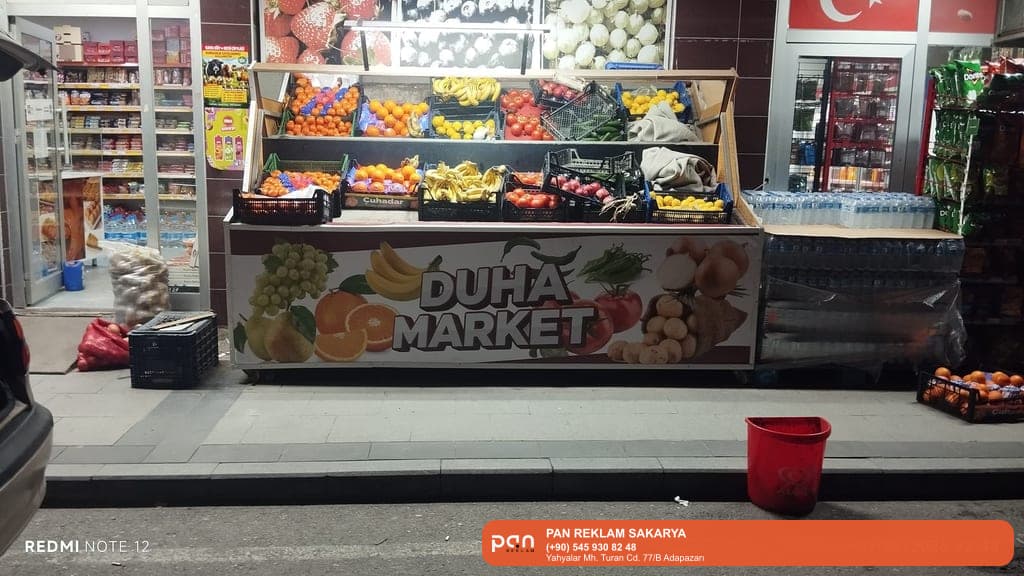 Pan Reklam • Sakarya reklam – Pan Reklam tabela ve kutu harf imalatı örnek uygulama görseli.