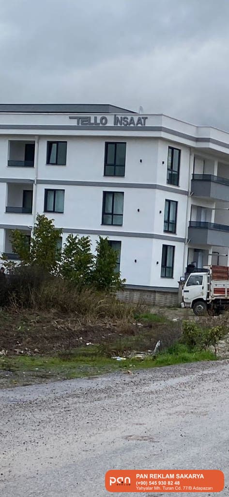 Pan Reklam • Sakarya reklam – Pan Reklam tabela ve kutu harf imalatı örnek uygulama görseli.