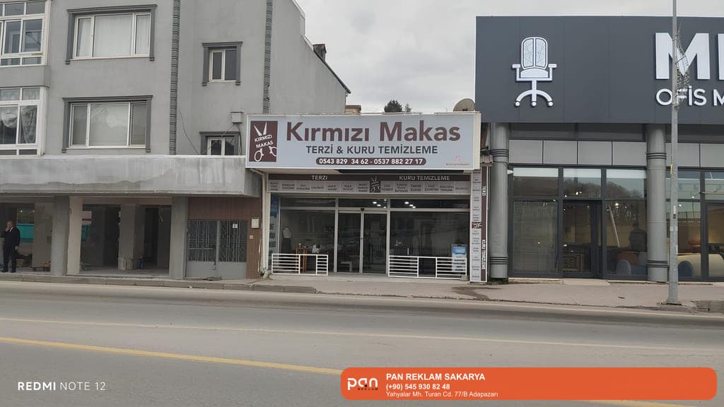 Pan Reklam • Sakarya reklam – Pan Reklam tabela ve kutu harf imalatı örnek uygulama görseli.