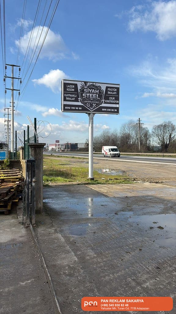 Pan Reklam • Sakarya reklam – Pan Reklam tabela ve kutu harf imalatı örnek uygulama görseli.