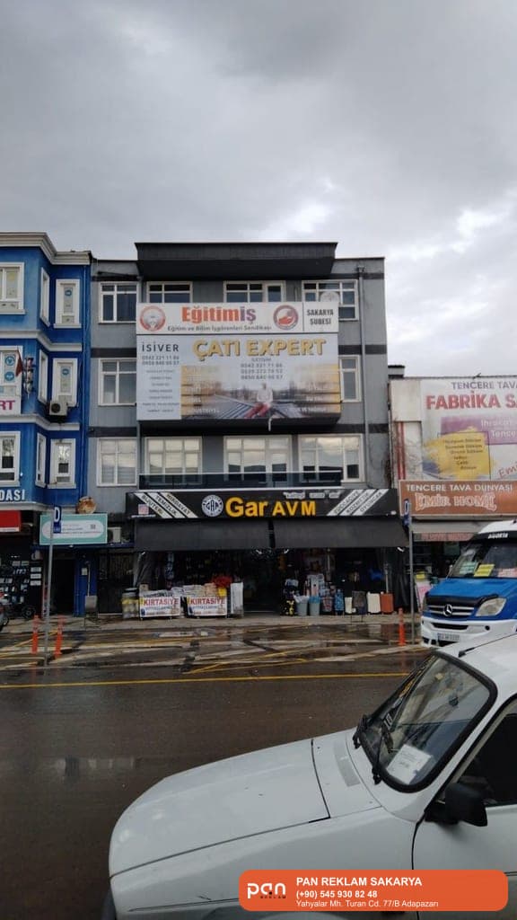 Pan Reklam • Sakarya reklam – Pan Reklam tabela ve kutu harf imalatı örnek uygulama görseli.