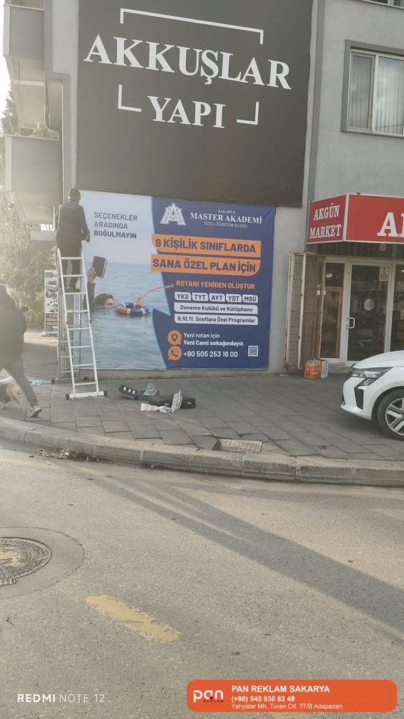 Pan Reklam • Sakarya reklam – Pan Reklam tabela ve kutu harf imalatı örnek uygulama görseli.