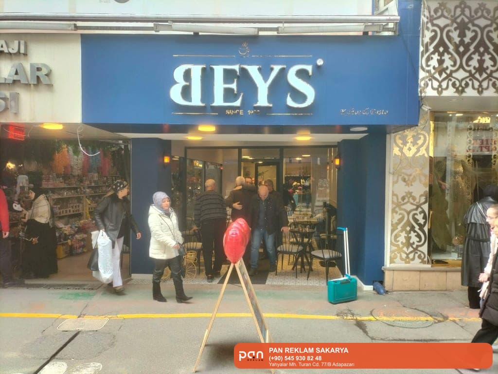 Pan Reklam • Sakarya reklam – Pan Reklam tabela ve kutu harf imalatı örnek uygulama görseli.