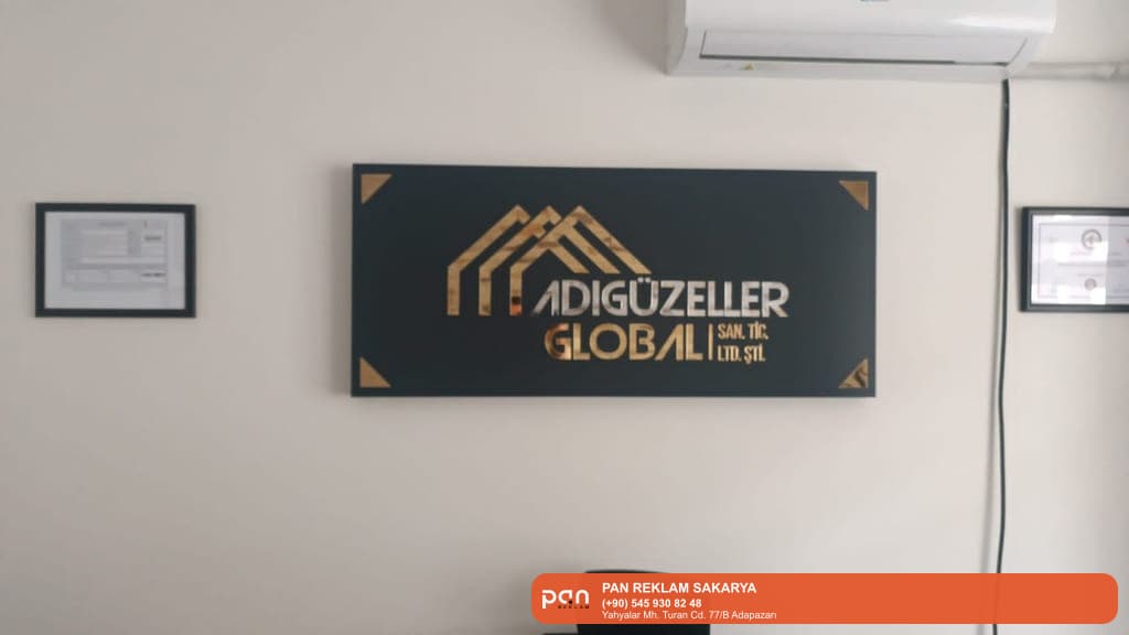 Pan Reklam • Sakarya reklam – Pan Reklam tabela ve kutu harf imalatı örnek uygulama görseli.