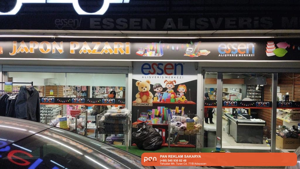 Pan Reklam • Sakarya reklam – Pan Reklam tabela ve kutu harf imalatı örnek uygulama görseli.