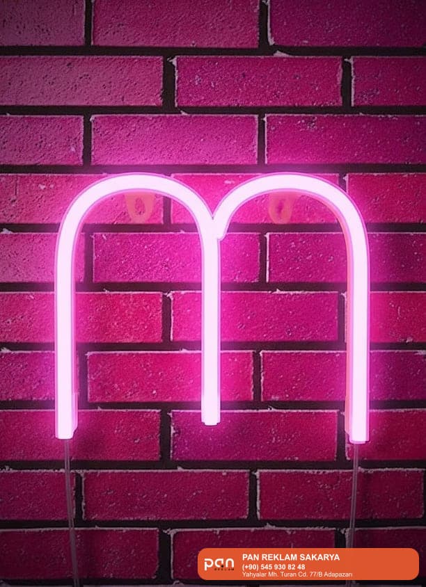 Neon Harf İmalatı (Işıklı) - Pan Reklam Sakarya